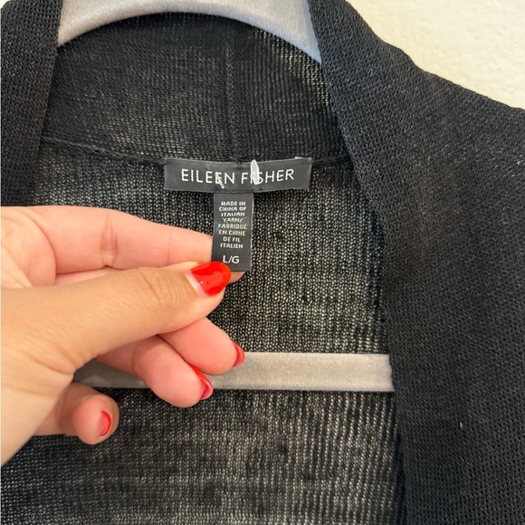 Eileen Fisher Black Women's Cardigan - Picture 2 of 4